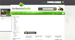 Desktop Screenshot of krolestworoslin.pl