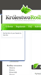 Mobile Screenshot of krolestworoslin.pl